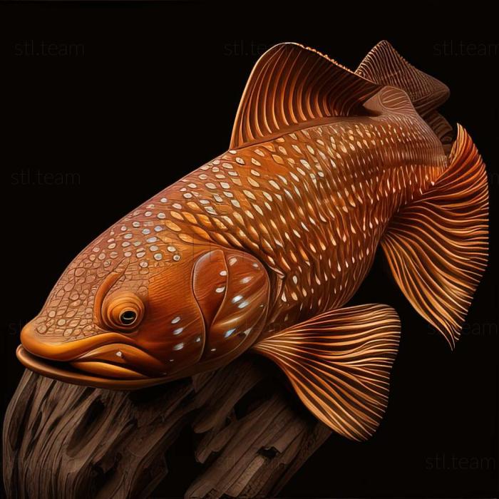 3D модель Nothobranchius rubripinnis (STL)